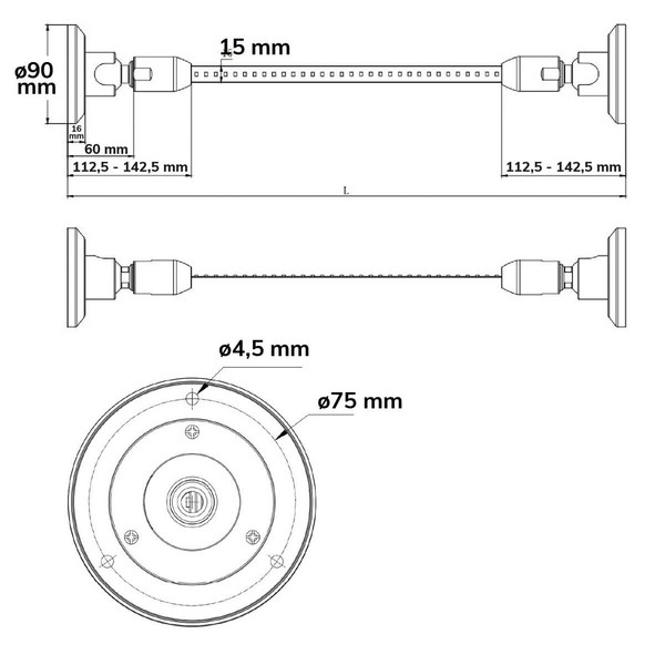 Isoled SKYFLEX LED Spannsystem, 20m, weiß 116835