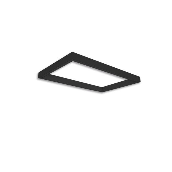 Isoled Track48 Leuchtenrahmen H50, Innenformat 500x800mm, schwarz, exkl. Trafo, Montageclip/Seilabh. 116877