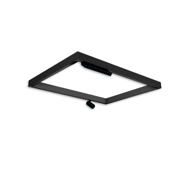 Isoled Track48 Leuchtenrahmen H50, Innenformat 592x892mm, schwarz, exkl. Trafo, Montageclip/Seilabh. 116879