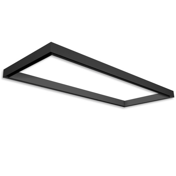 Isoled Track48 Leuchtenrahmen H50, Innenformat 500x1192mm, schwarz, exkl. Trafo, Montageclip/Seilabh. 116880