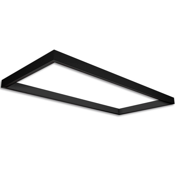 Isoled Track48 Leuchtenrahmen H50, Innenformat 592x1192mm, schwarz, exkl. Trafo, Montageclip/Seilabh. 116881