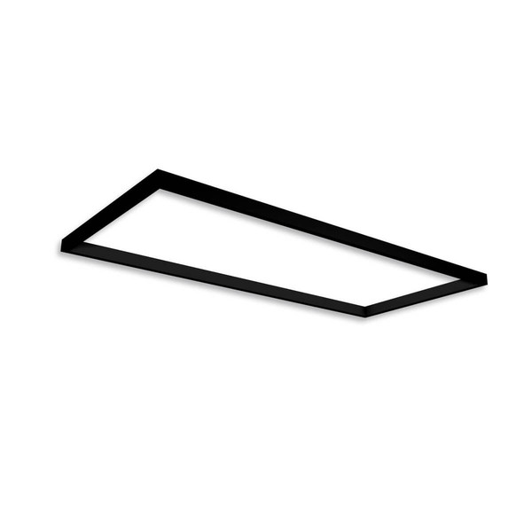 Isoled Track48 Leuchtenrahmen H50, Innenformat 592x1500mm, schwarz, exkl. Trafo, Montageclip/Seilabh. 116883