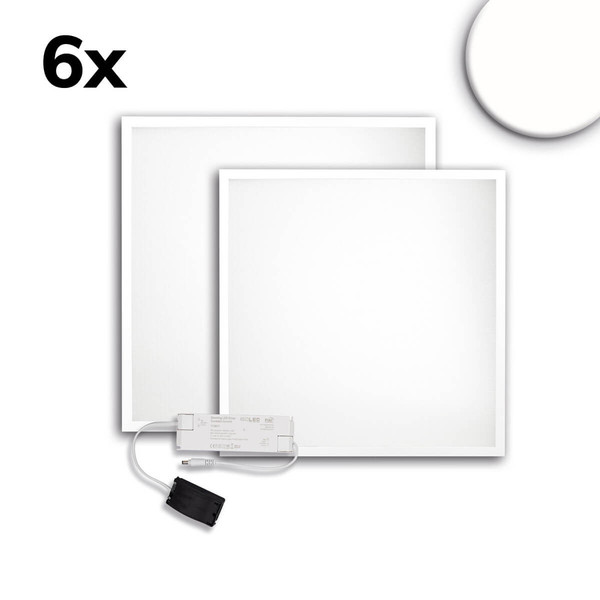 Isoled LED Panel ECO Backlight Line 625 UGR<19 2H/2H, CRI80, 36W, neutralweiß, 6er Pack, dimmbar 116941