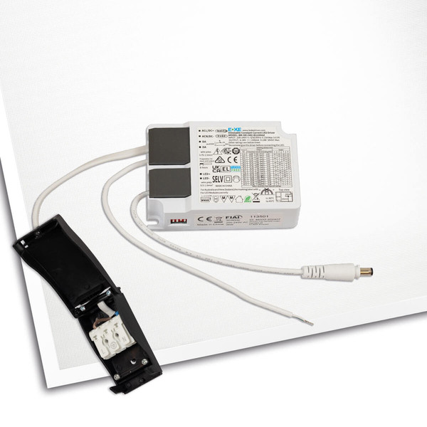 Isoled LED Panel ECO Backlight Line 625 UGR<19 2H/2H, CRI80, 36W, neutralweiß, 6er Pack, Push/DALI dimmbar 116943
