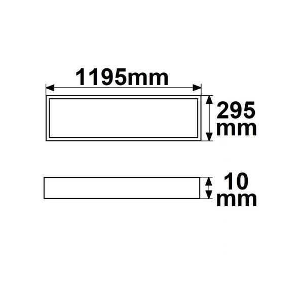 Isoled LED Panel Business Line 1200 UGR<19 2H/2H, 36W, weiß RAL9016, warmweiß, PowerSwitch 21-40W 116948