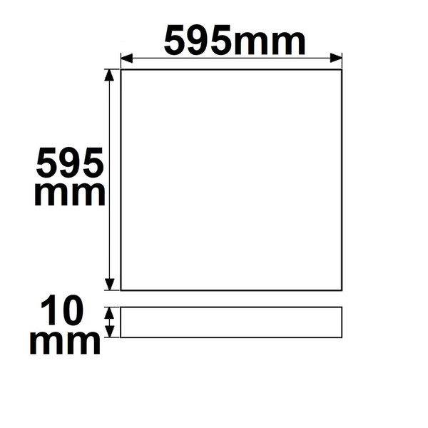 Isoled LED Panel Business Line 600 UGR<19 2H/2H, 36W, weiß RAL9016, warmweiß, PowerSwitch 21-40W 116950