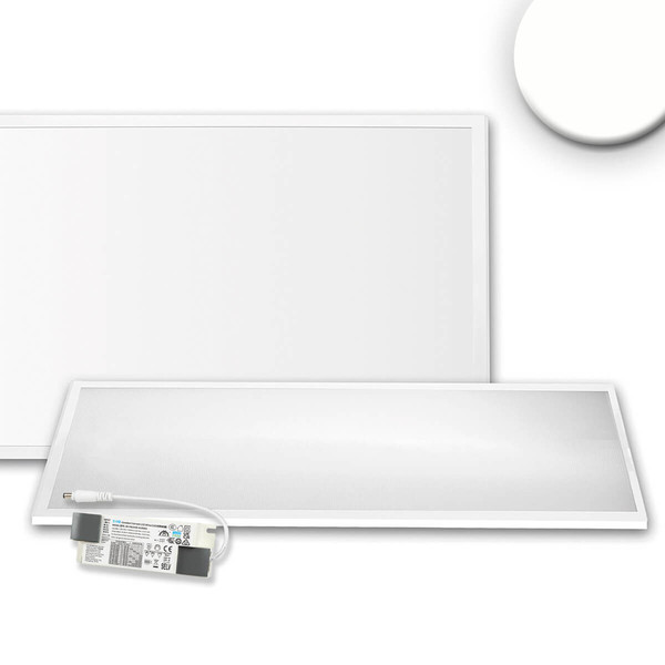 Isoled LED Panel Professional Line 308x1245mm, UGR<19 4H/8H, 36W, RAL9016, neutralweiß, PowerSwitch 21-40W 116951