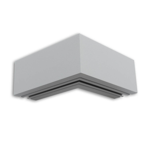 Isoled LAMP30V1 90° Eck, geschweißt, 120x120mm, silber pulverbeschichtet, exkl. Cover 116970