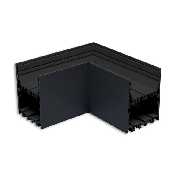 Isoled LAMP40 90° Eck, geschweißt, 140x140mm, schwarz RAL 9005, exkl. Cover 116974