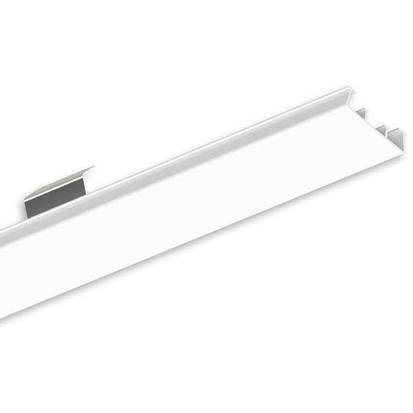 Isoled FastFix LED Linearsystem R XL Blindabdeckung für Balkenaufnahme inkl. 2 erhöhte Metallclips, 1528mm 117009