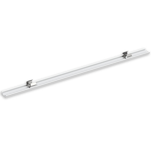 Isoled FastFix LED Linearsystem R XL Blindabdeckung für Balkenaufnahme inkl. 2 erhöhte Metallclips, 1528mm 117009