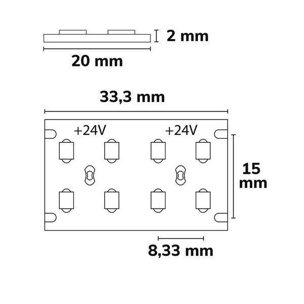 Isoled LED CRI930 Flexband, 24V DC, 30W, 150lm/W, zweireihig, IP20, 3000K, 5m Rolle, 240 LED/m 117040