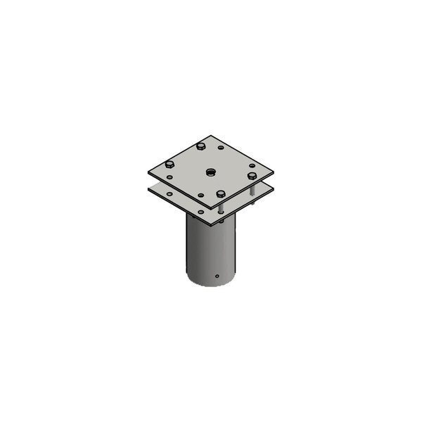Isoled Traverse mit Zopfmaß 133mm für 3/5 Flutlichter 117051
