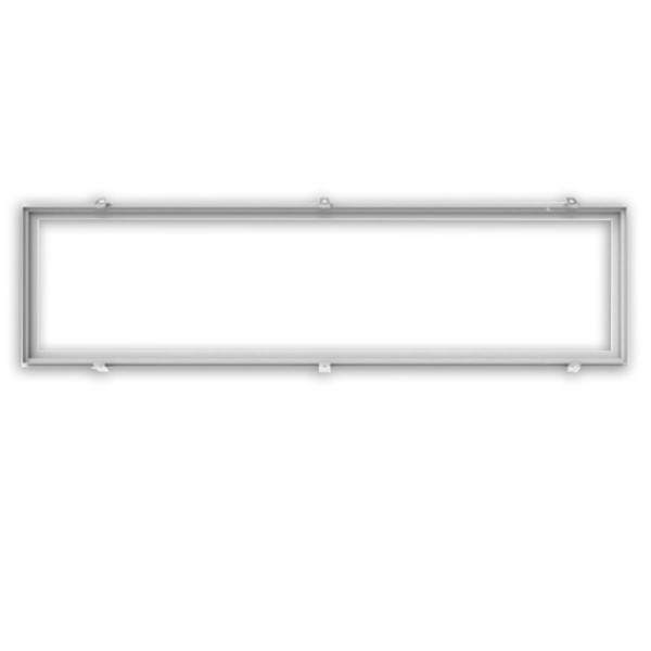 Isoled Einbaurahmen weiß RAL 9016, für LED Panels 308x1550, steckbare Schnellmontage 117111