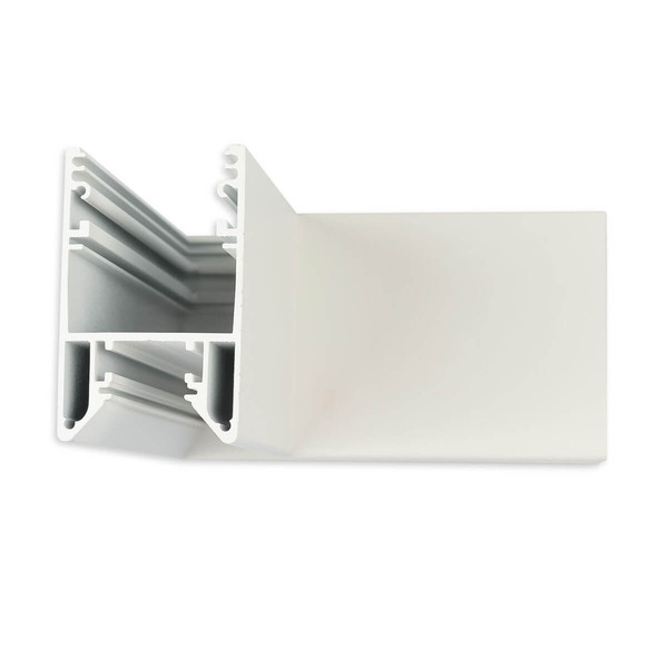 Isoled HALON 90° Eck, geschweißt, 120x120mm, weiß RAL 9003, exkl. Cover 117203