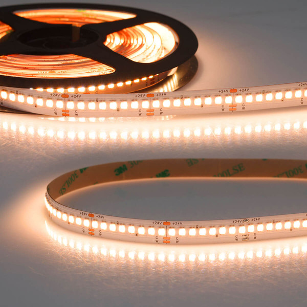 Isoled LED CRI918/940 CCT Flexband, 24V DC, 10W+10W, 5m Rolle, 320 LED/m 117212