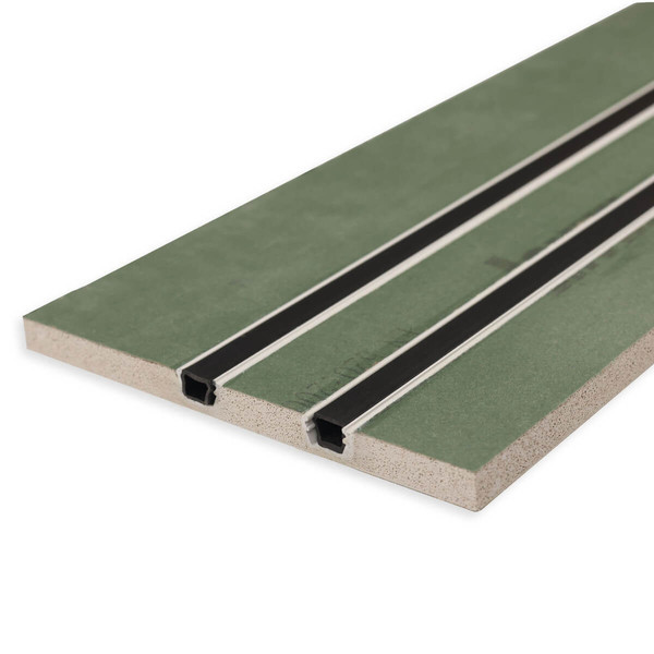 Isoled Plaster 10 Double Gipskarton-Feuchtraumplatte 12.5mm, mit Profileinsatz inkl. Schutzcover, 100cm 117216
