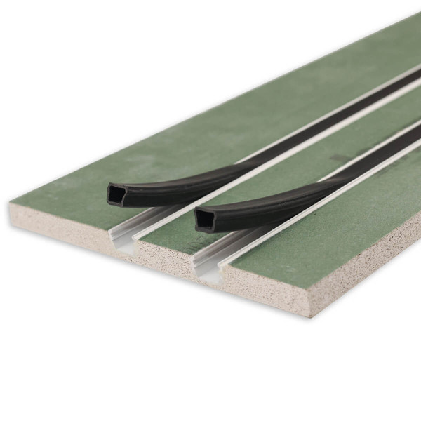 Isoled Plaster 10 Double Gipskarton-Feuchtraumplatte 12.5mm, mit Profileinsatz inkl. Schutzcover, 100cm 117216
