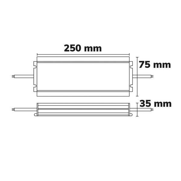Isoled LED Trafo 48V/DC, 400W, kompakt, IP67, SELV 117220
