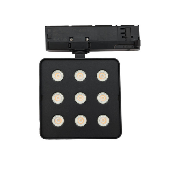 Isoled 3-Phasen Schienenstrahler MATRIX, 20W, 40°, schwarz, 4000K, UGR<19 117297