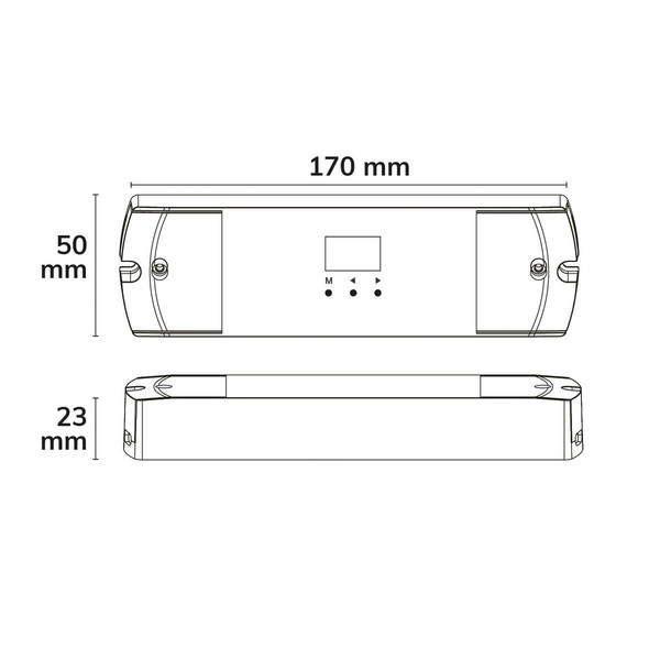 Isoled LED Dual-Push-SPI-Controller für 8-960 Pixel sequenziell, 5-24V DC, 15A 117309