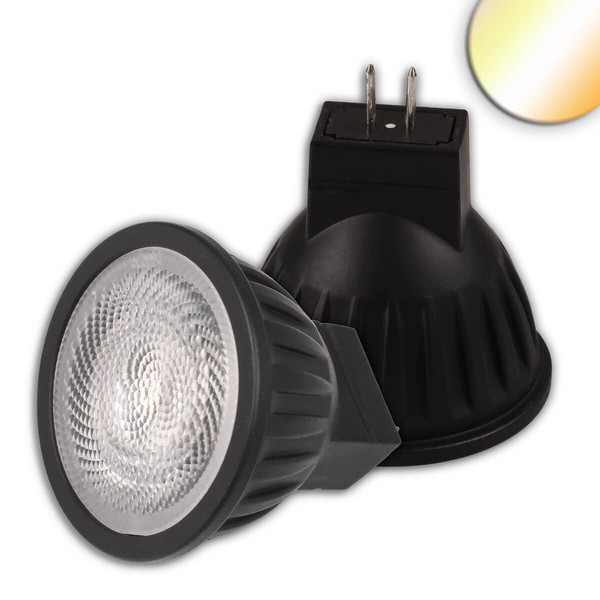 Isoled MR11 24V LED Sunset 3.5W, 38°, CRI90, 2200-3000K Dimm-to-warm 117357