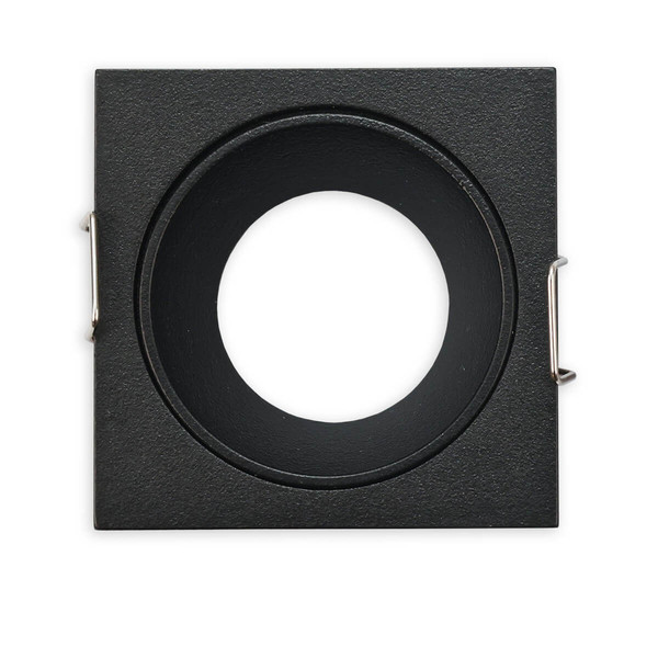 Isoled Einbaurahmen für MR11/GU10 Mini Spots, eckig, schwarz 117361