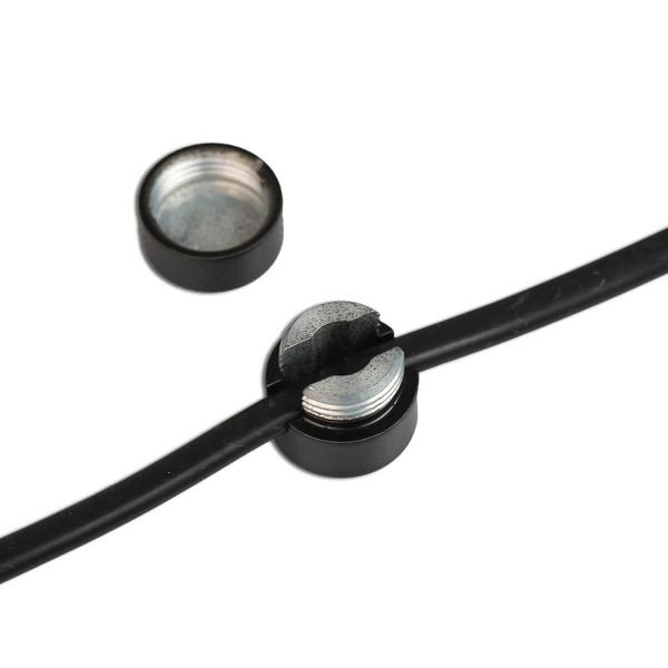 Isoled Kabel Distanzabhänger, schwarz, für AD <6mm 117371