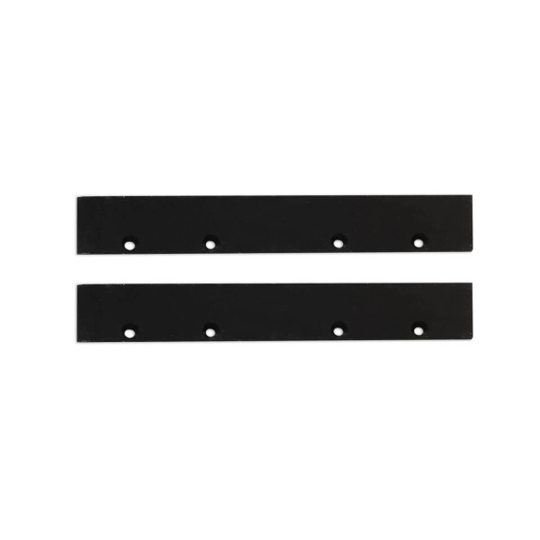 Isoled Endkappe Alu EC128 für Curtain10 DOUBLE, 2 Stück, schwarz 117417