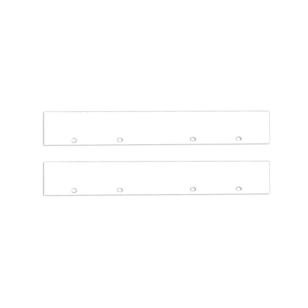 Isoled Endkappe Alu EC128 für Curtain10 DOUBLE, 2 Stück, weiß 117418