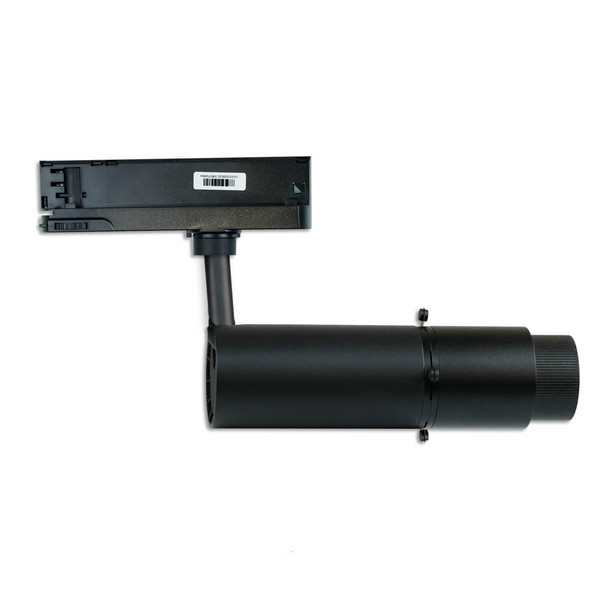 Isoled 3-Phasen Schienen-Konturenstrahler SHAPE, 20W, 30° schwarz matt, 3000K, CRI90, DALI dimmbar 117432