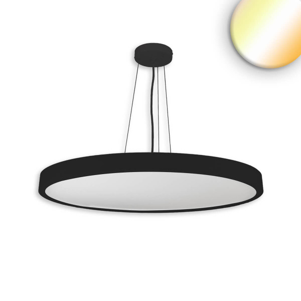 Isoled LED Hängeleuchte UGR<19 2H, schwarz, 70W, IP42, DN800, ColorSwitch 2700/3000/4000K, DALI dimmbar 117504