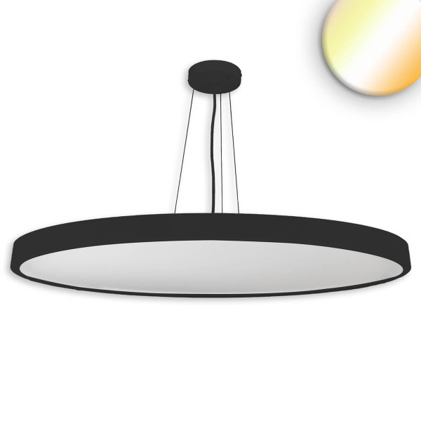Isoled LED Hängeleuchte UGR<19 2H, schwarz, 80W/100W+8W, IP42, DN1000, 2700/3000/4000K, dimmbar, Up&Down 117512