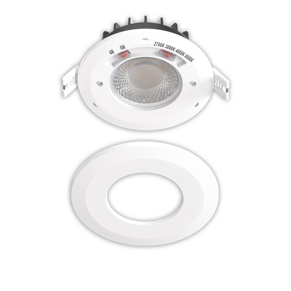 Isoled LED Einbaustrahler Vario-68, 4W/6W, 60°, 2700/3000/4000/6000K, IP65, CRI90, weiß 117541