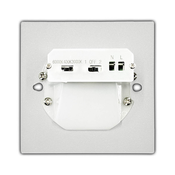 Isoled LED Wandeinbauleuchte Sys-Wall68 230V, PIR Master/Slave, 3W, 3000/4000/6000K, exkl. Dose/exkl. Cover 117572