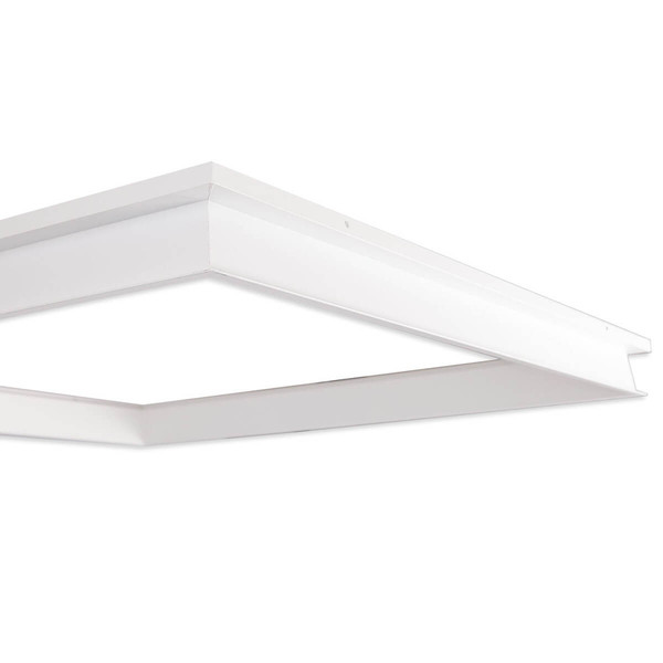 Isoled Einlegerahmen rückversetzt weiß RAL 9016 für LED Panel 625x625 117585