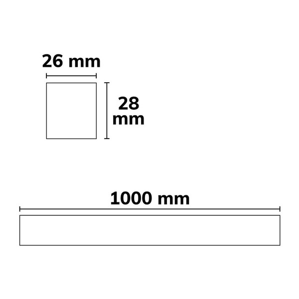 Isoled Schaumstoffdrainage für Profil GROUND-OUT16, 100cm 117586