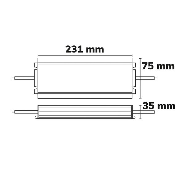 Isoled LED Trafo 48V/DC, 300W, kompakt, IP67, SELV 117669