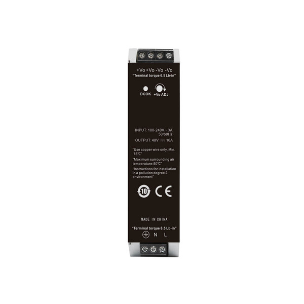 Isoled LED Hutschienen-Trafo 48V, 48~55V/DC, 0-240W 117750