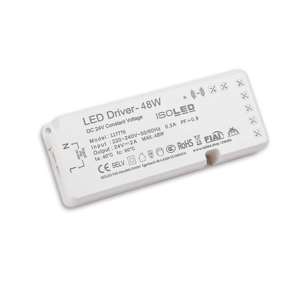 Isoled LED MiniAMP Trafo 24V/DC, 0-48W, 7x3A mit Master Sensor-Port 117776