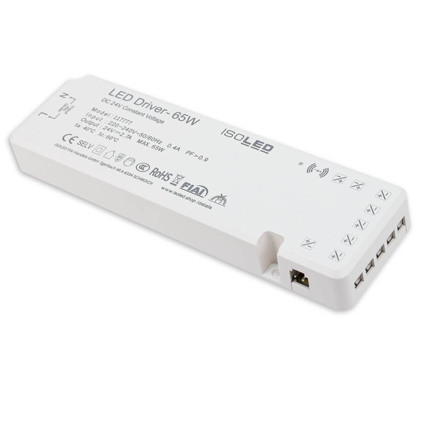 Isoled LED MiniAMP Trafo 24V/DC, 0-65W, 7x3A mit Master Sensor-Port 117777