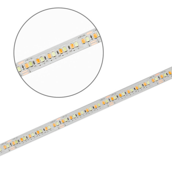 Isoled LED CCC Amber+SkyBlue Flexband, 10W+10W, 5m Rolle, 48V, IP20 117832