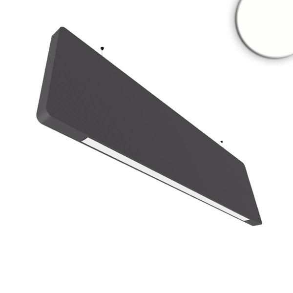 Isoled Akustik-Aufbau-BAFFEL LAMP30H 33W anthrazit, 1500mm, Linse 60°, TRIAC dimmbar, 4000K 200115