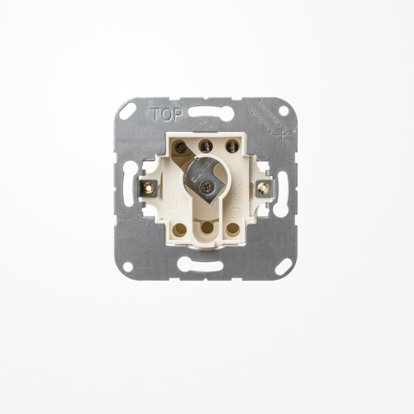 Jung 106.15 Schlüsselschalter (Einsatz) ohne Demontageschutz , Universal Aus-Wechselschalter, 1-pol., UP