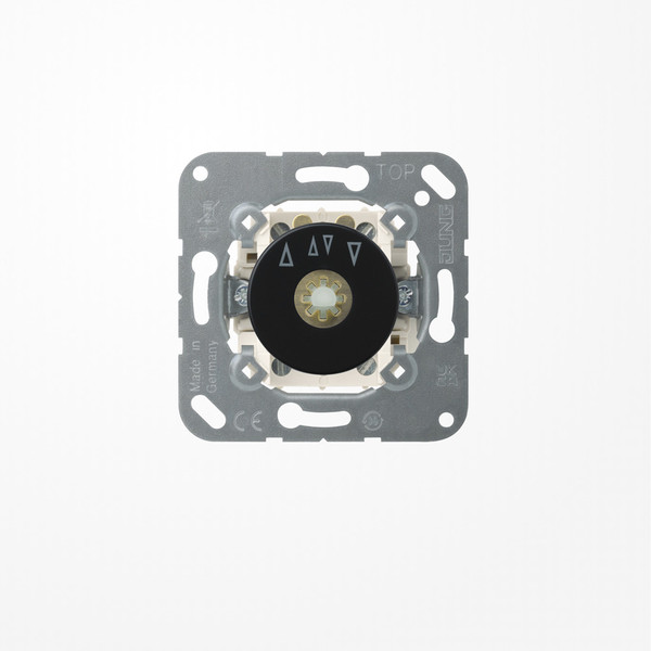 Jung 1234.20 Jalousie-Drehschalter , Wendeschalter/-taster 2-pol. (2 Antriebe), 10 A 250 V ~, anthrazit, UP