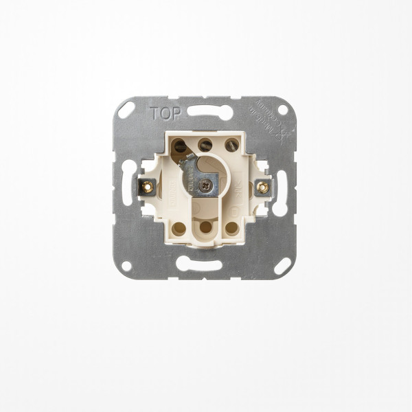 Jung 133.15 Schlüsselschalter (Einsatz) ohne Demontageschutz , Taster (Wechsler), 1-pol., UP