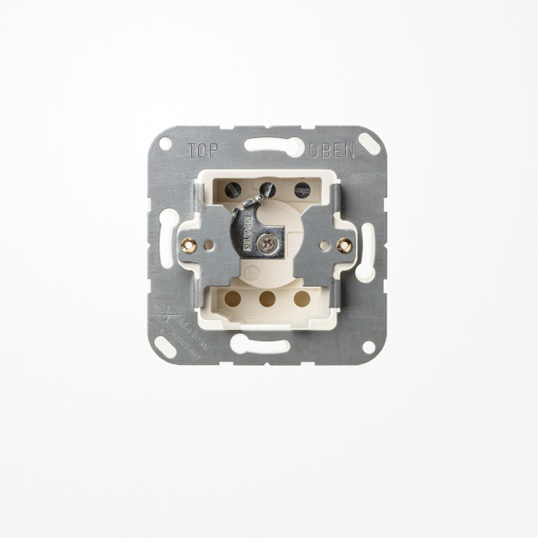 Jung 133.18 Schlüsselschalter (Einsatz) mit Demontageschutz , Taster (Wechsler), 1-pol., UP