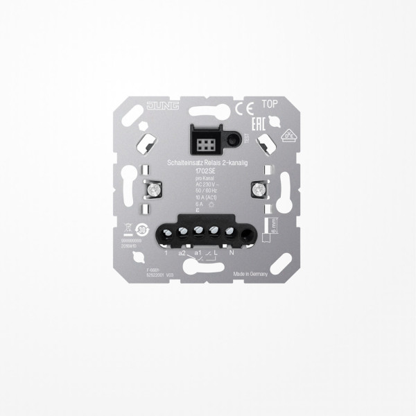 Jung 1702SE Schalteinsatz Relais, 2-kanalig