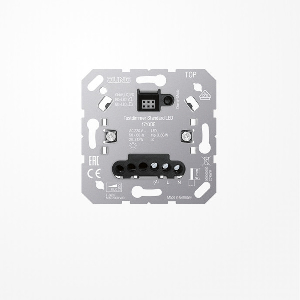 Jung 1710DE Tastdimmer Standard LED, ohne Nebenstelleneingang