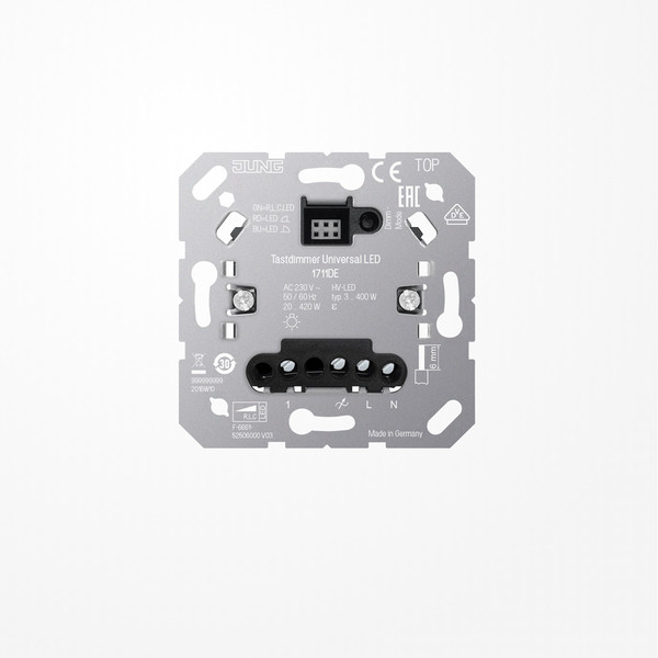 Jung 1711DE Tastdimmer Universal LED, mit Nebenstelleneingang